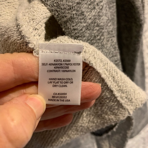 Dolan T-Shirt zip up sweater jacket Anthropology - Picture 4 of 8